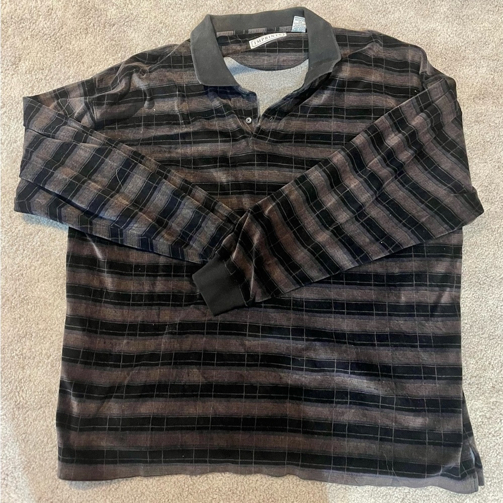 Vintage Imprints Velvet Long-Sleeve